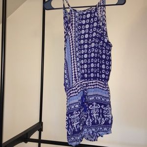 Open back romper